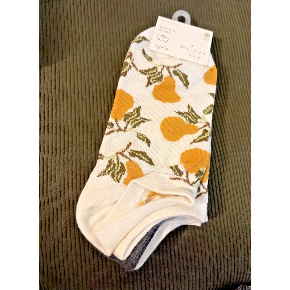 A New Day Low Cut Cotton Blend Socks - 3 Pair